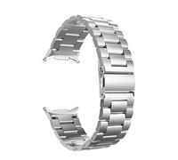 HAJMGUMC Correa de acero inoxidable de ajuste rápido Fit For Samsung Galaxy Watch Ultra 47mm, pulsera de Metal sin espacios for Galaxy Watch 7, Correa de repuesto(Silver)