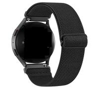 HAJMGUMC Correa de nailon elástica apta for Samsung Galaxy Watch 7 6 4 5 40mm 44mm/5 Pro/4 6 Classic 42mm 46mm 47mm/Active 2/Watch 3 41mm(Black,Watch 6 40mm 44mm)