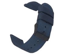HAJMGUMC Correa de nailon for reloj Fit For Samsung Galaxy Watch 5 Pro, 18mm, 20mm, 22mm, 42mm, 46mm Active1 Active2 Gear S3 Frontier Sports(Navy Black buckle,22mm)