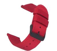 HAJMGUMC Correa de nailon for reloj Fit For Samsung Galaxy Watch 5 Pro, 18mm, 20mm, 22mm, 42mm, 46mm Active1 Active2 Gear S3 Frontier Sports(Red Black buckle,20mm)
