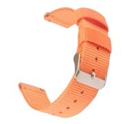 HAJMGUMC Correa de nailon for reloj Fit For Samsung Galaxy Watch 5 Pro, 18mm, 20mm, 22mm, 42mm, 46mm Active1 Active2 Gear S3 Frontier Sports(Orange,20mm)