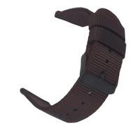 HAJMGUMC Correa de nailon for reloj Fit For Samsung Galaxy Watch 5 Pro, 18mm, 20mm, 22mm, 42mm, 46mm Active1 Active2 Gear S3 Frontier Sports(Brown Black buckle,20mm)