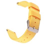 HAJMGUMC Correa de nailon for reloj Fit For Samsung Galaxy Watch 5 Pro, 18mm, 20mm, 22mm, 42mm, 46mm Active1 Active2 Gear S3 Frontier Sports(Yellow,22mm)
