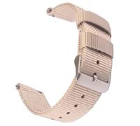HAJMGUMC Correa de nailon for reloj Fit For Samsung Galaxy Watch 5 Pro, 18mm, 20mm, 22mm, 42mm, 46mm Active1 Active2 Gear S3 Frontier Sports(Beige,22mm)