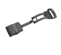 HAJMGUMC Correa de reloj de acero inoxidable, cierre abatible, cierre desplegable de mariposa, hebilla desplegable plegable de 16mm, 18mm, 20mm, 22mm, 24mm y 26mm(Solid Black,18mm)