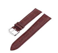 HAJMGUMC Correa de reloj de cuero genuino 10 12 13 14 15 16 17 18 mm 19 mm 20 mm 21 mm 22 mm 23 24 mm Correa de reloj con pasadores(Coffee,23mm)