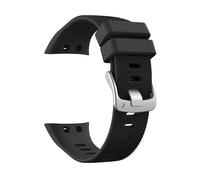 HAJMGUMC Correa de silicona apta for reloj inteligente Fit For Garmin Swim 2, pulsera deportiva apta Fit For Garmin Forerunner 45 45s, accesorios de pulsera(Black,Forerunner 45)