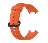 HAJMGUMC Correa de silicona compatible con Fit For Xiaomi Watch 2 Lite Global, pulsera deportiva de repuesto for reloj inteligente Fit For Redmi Watch 2(Orange)
