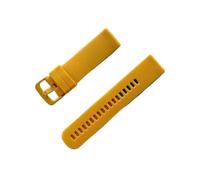 HAJMGUMC Correa de silicona de 20 a 22 mm Fit For COLMi C81 C80 P71 P73 SmartWatch Band Fit For COLMI I30 I31 M42 M41 P8 P28 V23 Pro Sports Soft Muñequeras(Yellow,20mm Universal)