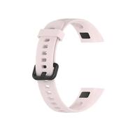HAJMGUMC Correa de silicona deportiva suave for reloj, repuesto de correa Fit For HUAWEI Band 4 ADS-B29/Fit for Honor Band 5i ADS-B19(Pink)