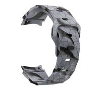 HAJMGUMC Correa de silicona Fit For Samsung Fit for Galaxy Watch 6 4 Classic 5 pro 44 mm 40 mm 47 mm 43 mm 42 mm 46 mm 45 mm Pulsera Galaxy Watch 6 watch4 Band(Black Gray camo)