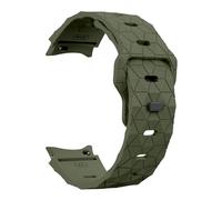 HAJMGUMC Correa de silicona Fit For Samsung Fit for Galaxy Watch 6 4 Classic 5 pro 44 mm 40 mm 47 mm 43 mm 42 mm 46 mm 45 mm Pulsera Galaxy Watch 6 watch4 Band(Army Green)