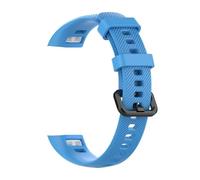HAJMGUMC Correa Fit for Huawei Fit for Honor Band 5 4 Pulseras Deportivas Banda Colorida Pulsera de Repuesto de Silicona Fit for Honor Band 5 Accesorios Inteligentes(Blue-)