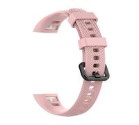 HAJMGUMC Correa Fit for Huawei Fit for Honor Band 5 4 Pulseras Deportivas Banda Colorida Pulsera de Repuesto de Silicona Fit for Honor Band 5 Accesorios Inteligentes(Pink-)