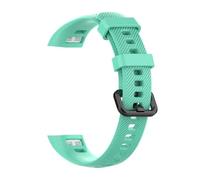 HAJMGUMC Correa Fit for Huawei Fit for Honor Band 5 4 Pulseras Deportivas Banda Colorida Pulsera de Repuesto de Silicona Fit for Honor Band 5 Accesorios Inteligentes(Mint-)