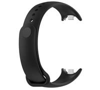 HAJMGUMC Correa Fit For Mi Band 8 Pulsera Fit For Xiaomi Band 8 Correa Metal-plug TPU Silicona SmartWatch Pulsera Fit For Mi Band 8 Pulsera(01 black)