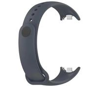 HAJMGUMC Correa Fit For Mi Band 8 Pulsera Fit For Xiaomi Band 8 Correa Metal-plug TPU Silicona SmartWatch Pulsera Fit For Mi Band 8 Pulsera(04 grey)