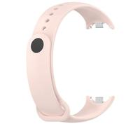 HAJMGUMC Correa Fit For Mi Band 8 Pulsera Fit For Xiaomi Band 8 Correa Metal-plug TPU Silicona SmartWatch Pulsera Fit For Mi Band 8 Pulsera(08 pink)