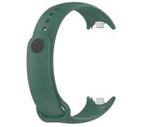 HAJMGUMC Correa Fit For Mi Band 8 Pulsera Fit For Xiaomi Band 8 Correa Metal-plug TPU Silicona SmartWatch Pulsera Fit For Mi Band 8 Pulsera(09 green)