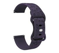 HAJMGUMC Correa grabada de 20 mm, 22 mm y 18 mm Fit For Samsung Fit for Galaxy Watch 6/4/classic/5/pro/3/Active 2 Pulsera de silicona Leopard Fit For Huawei gt 2 e Band(Cherry,22mm)