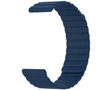 HAJMGUMC Correa magnética de silicona apta for pulseras Fit For Amazfit GTR 3/GTR3 pro/GTR2 2e aptas Fit For Samsung watch active/active 2 pulsera magnética(Blue,22mm universal)