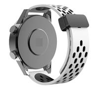 HAJMGUMC Correa Magnética De Silicona Con Orificio De 20 Y 22 Mm Fit For Samsung Galaxy Watch 6 5 4 Classic Fit For Huawei GT4 3 GT2 Pro Fit For Garmin Vivoactive 4s 3s(B2,22mm)