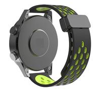 HAJMGUMC Correa Magnética De Silicona Con Orificio De 20 Y 22 Mm Fit For Samsung Galaxy Watch 6 5 4 Classic Fit For Huawei GT4 3 GT2 Pro Fit For Garmin Vivoactive 4s 3s(B11,20mm)