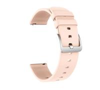 HAJMGUMC Correa universal de goma de 20 mm de doble color Silicona suave Ajuste impermeable for Garmin Fit for Xiaomi Fit for Huami Fit for reloj inteligente Amazfit(Gold)
