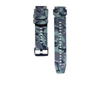 HAJMGUMC Correas de reloj inteligente C20 bandas impermeables pulseras de 20 mm piezas de Smartwatch(Green Camouflage)