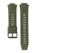 HAJMGUMC Correas de reloj inteligente, un trozo de vidrio templado, bandas impermeables, pulseras de 15mm, piezas de Smartwatch(Green)