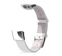HAJMGUMC Fit For Honor Band 3 Correa Reloj Inteligente Pulseras Pulsera Cuero/Meta Correa De Muñeca Ajustable Fit For Huawei Fit For Honor Band 3 Reemplazo(Silver White)