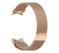 HAJMGUMC Milanese Loop Fit for Samsung Galaxy Watch 7 6 5 4 40mm 44mm/FE/5 pro 45mm Correa pulsera de Metal Galaxy Watch6 Classic 43mm 47mm band(Rose gold,Galaxy Watch5 40mm)