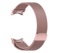 HAJMGUMC Milanese Loop Fit for Samsung Galaxy Watch 7 6 5 4 40mm 44mm/FE/5 pro 45mm Correa pulsera de Metal Galaxy Watch6 Classic 43mm 47mm band(Pink gold,Galaxy Watch6 44mm)