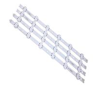 HAJMGUMC Tira de LED compatible con Fit For LG 49UV340C 49UJ6565 49UJ651V 49UJ670V 49UJ701V V17 49 R1 L1 ART3 2862 2863 6916L-2862A 2863A