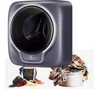 HajMyrdonyx Lavadora Carga Frontal Capacidad 3 Kg, Mini Lavadora Y Secadora con Panel Control Y Aplicación, Múltiples Modos Lavado, S istema Inteligente Anticaída para Ropa Interior Y Calcetines