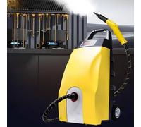 HajMyrdonyx Limpiador A Vapor Portátil 2500 W, Limpiador Motores Vapor Alta Temperatura 3,5 L (110 °C/230 °F), para Lavado Autos, con Vapor Continuo, 6 Accesorios Y Calentamiento En 40 Segundos