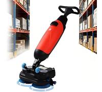 HajMyrdonyx Máquina Limpiadora Alfombras Alta Velocidad, Fregadora Pisos Inalámbrica, Pulidora Pisos 350 RPM, Fregadora Pisos Comercial 18", Cabezal Cepillos Dobles Rotativos 13000 Pies Cuadrados/H