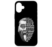 Haka Nueva Zelanda Old Black Maori New Zealand NZ Fan Rugby Carcasa para iPhone 16 Plus