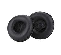 Hakeeta Almohadillas de 2 Piezas, universales, de reemplazo, 50 mm, Almohadillas de cojín, para Auriculares de Espuma, duraderas, contra derrames, reducción de Ruido, fáciles de Poner, Negro