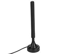 Hakeeta Amplificador De Señal De Antena de Radio FM de Alta Ganancia de 25dB para el hogar USB de Baja sensibilidad Adecuada para Pisos Bajos Negro con Plug and Play de frecuencia 85-112 MHz