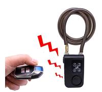 Hakeeta - Cerradura antirrobo para bicicleta,Alarma de vibración inalámbrica,Cerradura inteligente de la bicicleta con LED Indicación,Impermeable y a prueba de polvo,Fácil de llevar
