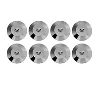 Hakeeta Picos de Altavoz, 8PCS Picos de Altavoz Subwoofer CD Amplificador de Audio Altavoz de Alta fidelidad Placa giratoria Aislador Soporte Pies de Cono y Almohadilla de Base (Color de Pistola)