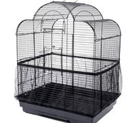 Hakeeta Red De Nylon Ventilado,Cáscara De Cubierta De Jaula De Pájaros, Falda De Jaula De Pájaros Ventilada De Gran Tamaño, 4 Colores, Cubierta De Malla De Nylon De Loro De Guardia De Semillas