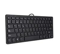 Hakeeta Teclado con Cable Español, para Computadora/Portátil, Silencioso, 78 Teclas, Antidesvanecimiento, Juegos/Trabajo, Ligero, Portátil, Ultra Delgado, Alta Sensibilidad, Fácil de Usar
