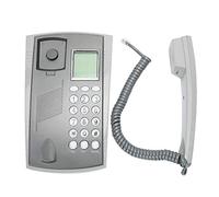Hakeeta Teléfono Fijo de Oficina Comercial, Diseño Ergonómico, Teléfono Comercial con Cable, Cancelación de Ruido, para el Hogar, Hotel, Negocios, Oficina(Gris)
