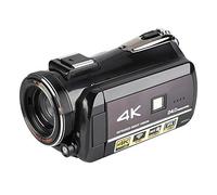 Hakeeta Videocámara Videocámara 4K UHD WiFi 30X Potente cámara con Zoom Digital, Pantalla táctil DV de 3.1 Pulgadas, LCD de rotación de 270 Grados, función antivibración y detección de rostros(UE)