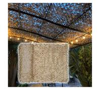 HAKGKLVBVG Red de Camuflaje Beige Reforzada 150D Red Camuflaje para Velas de Sombra: Ideal para decoración de Jardines, sombreado, fotografía y toldos de terraza 200x400cm/6.5x13.1ft
