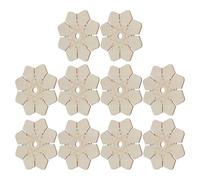 HAKIDZEL 10 Piezas Rueda de Trenzado de Pulseras Pulsera Trenzada Disco de Madera Beige de 8 Ranuras Herramienta para Hacer para Escuela y Manualidades DIY