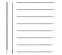 HAKIDZEL 10 Recambios de Lápiz de Contorno para Epidermis con Punta Mediana de Aleación de Aluminio, Práctico y Cómodo para Marcado Profesional y Maquillaje de Cejas