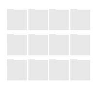HAKIDZEL 12 Piezas Separadores de Estantes para Discos de Vinilo en Plástico Pp Blanco Diseño Elegante para Organización Práctica y Protección Resistente en Almacenamiento de Álbumes